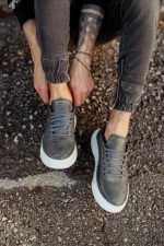 MONOCHROME CHUNKY SOLE SNEAKERS - Image 5