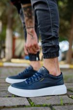 MONOCHROME CHUNKY SOLE SNEAKERS