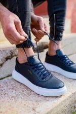 MONOCHROME CHUNKY SOLE SNEAKERS - Image 3