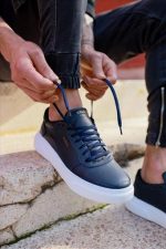 MONOCHROME CHUNKY SOLE SNEAKERS - Image 5