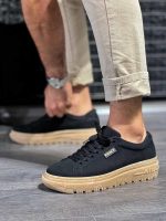 MONOCHROME CHUNKY SOLE SNEAKERS - Image 2