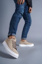 SPLIT ECO SUEDE LEATHER SNEAKERS - Image 3