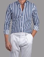 DEZIGN STRIPED SLIM FIT SHIRT - Image 2