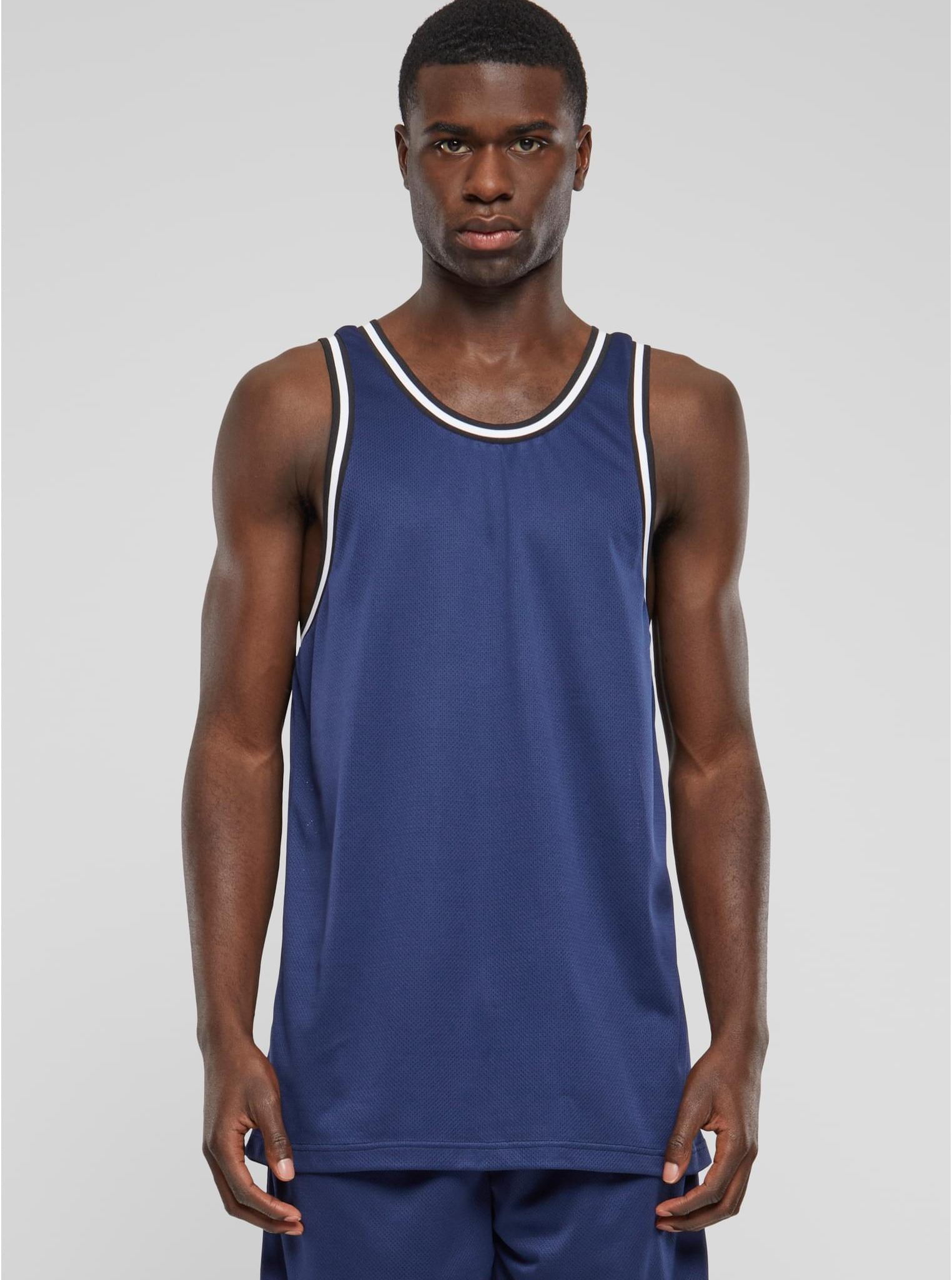 URBAN STRIPED MESH TANK TOP
