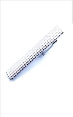 FIXED METAL TIE CLIP WITH ETCHED PATTERN - Image 3