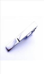 FIXED METAL TIE CLIP WITH ETCHED PATTERN - Image 4