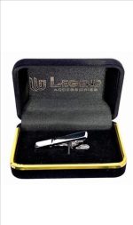FIXED METAL TIE CLIP WITH ETCHED PATTERN - Image 5