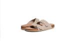 LEATHER SLIPPER WITH DOUBLE BUCKLE - Image 2