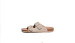 LEATHER SLIPPER WITH DOUBLE BUCKLE - Image 4