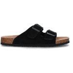 LEATHER SLIPPER WITH DOUBLE BUCKLE - Image 9