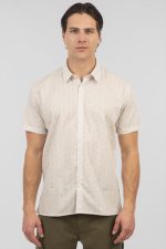 REBASE S/S COTTON SHIRT IN PATTERNED - Image 2