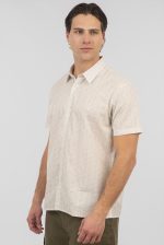 REBASE S/S COTTON SHIRT IN PATTERNED - Image 3