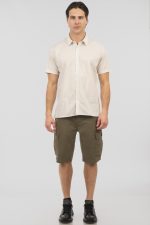 REBASE S/S COTTON SHIRT IN PATTERNED - Image 4