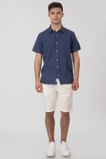 REBASE COTTON LINO SHORT SLEEVE SHIRT - Image 4
