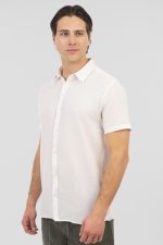 REBASE COTTON LINO SHORT SLEEVE SHIRT - Image 7