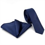 TEXTURED SKINNY TIE WITH HANDKERCHIEF - Image 163