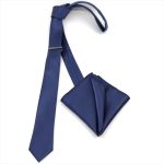 TEXTURED SKINNY TIE WITH HANDKERCHIEF - Image 165