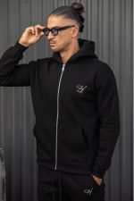 HENRY  ZIP THROUGH LOGO HOODIE - Image 4
