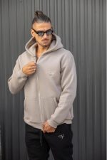 HENRY  ZIP THROUGH LOGO HOODIE - Image 6