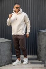 HENRY OVER BACK FLOCKED HOODIE LOGO - Image 5