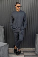 HENRY COMFORT TEXTURED TROUSERS - Image 7