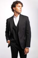 HACKERS ELASTIC SLIM FIT TEXTURED BLAZER - Image 4