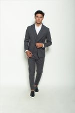 HACKERS ELASTIC SLIM FIT TEXTURED BLAZER - Image 7