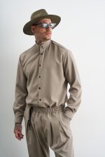 STEFAN GRAPHITE TEXTURED OVERSHIRT - Image 7