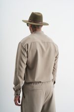 STEFAN GRAPHITE TEXTURED OVERSHIRT - Image 9