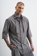 STEFAN BUTTON TIE SHIRT - Image 7