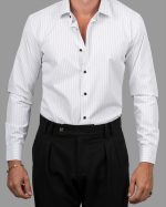 DEZIGN STRIPED SLIM FIT SHIRT