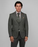 DEZIGN MELANGE TEXTURED BLAZER - Image 2
