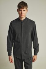 PCOC EASYWEAR MAO COLLAR OVERSHIRT