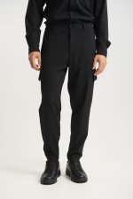 PCOC WIDE FIT CARGO LEGBAND TROUSERS