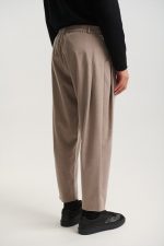 PCOC ELASTIC SLIM FIT PLEATS TROUSERS - Image 5