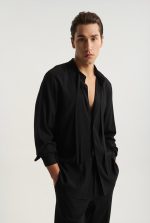 PCOC EASYWEAR MAO + TIE COLLAR OVERSHIRT - Image 3