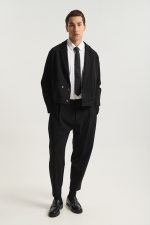 PCOC DEEP NECKLINE BUTTON JACKET - Image 3