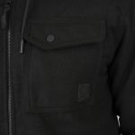 REBASE TEXTURED FLANNEL ZIPPER OVERSHIRT - Image 5