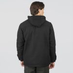 REBASE TEXTURED FLANNEL ZIPPER OVERSHIRT - Image 6