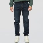 REBASE BASIC REGURAL FIT DARK FADED JEANS - Image 2