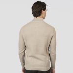 HIGH NECK KNITWEAR WITH 1/4 ZIP - Image 11