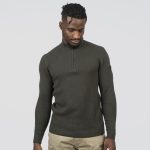 HIGH NECK KNITWEAR WITH 1/4 ZIP - Image 16