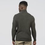 HIGH NECK KNITWEAR WITH 1/4 ZIP - Image 20
