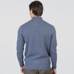 HIGH NECK KNITWEAR WITH 1/4 ZIP - Image 15