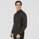 HIGH NECK KNITWEAR CARDIGAN - Image 3