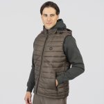 REBASE PUFFER GILET HOODIE - Image 4