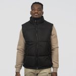 REBASE PUFFER GILET HOODIE