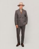 DZINE STRIPED CROSSBODY 2PIECE SUIT - Image 3