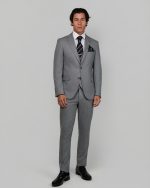 DZINE 3PIECE SLIM FIT SUIT IN PATTERNED - Image 3