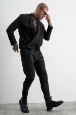 STEFAN CROSS BUTTON BLAZER - Image 4